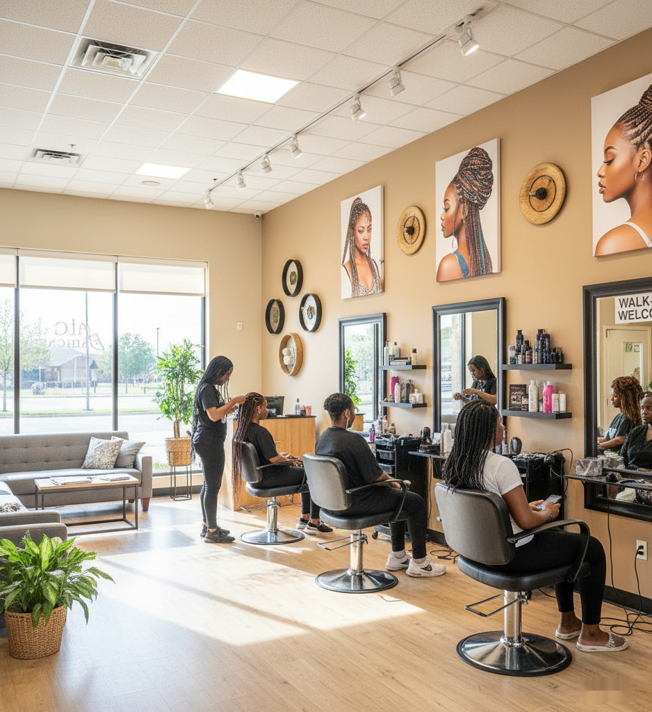 The African Braiding Spot